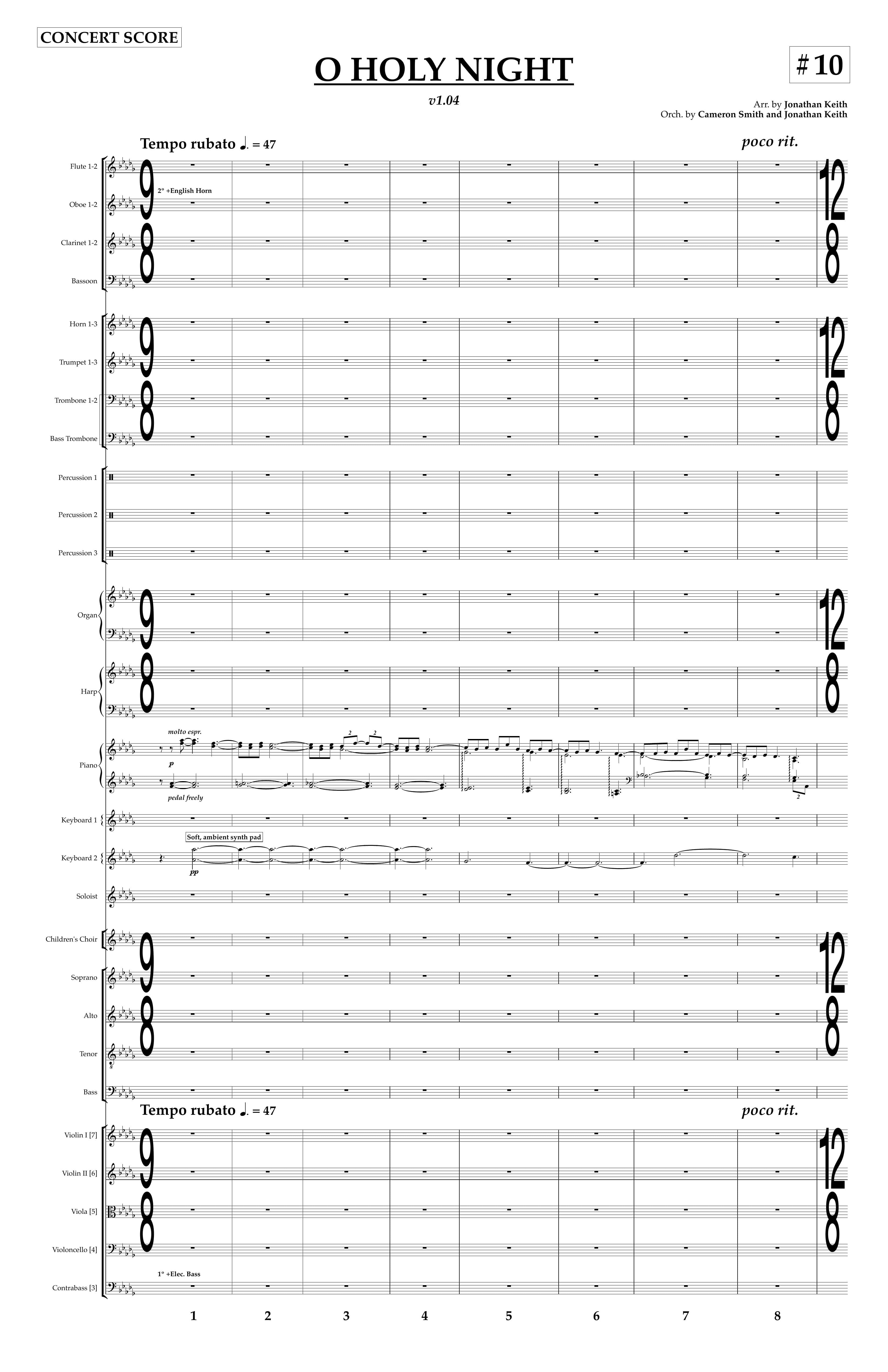 O Holy Night — Orchestral Rental