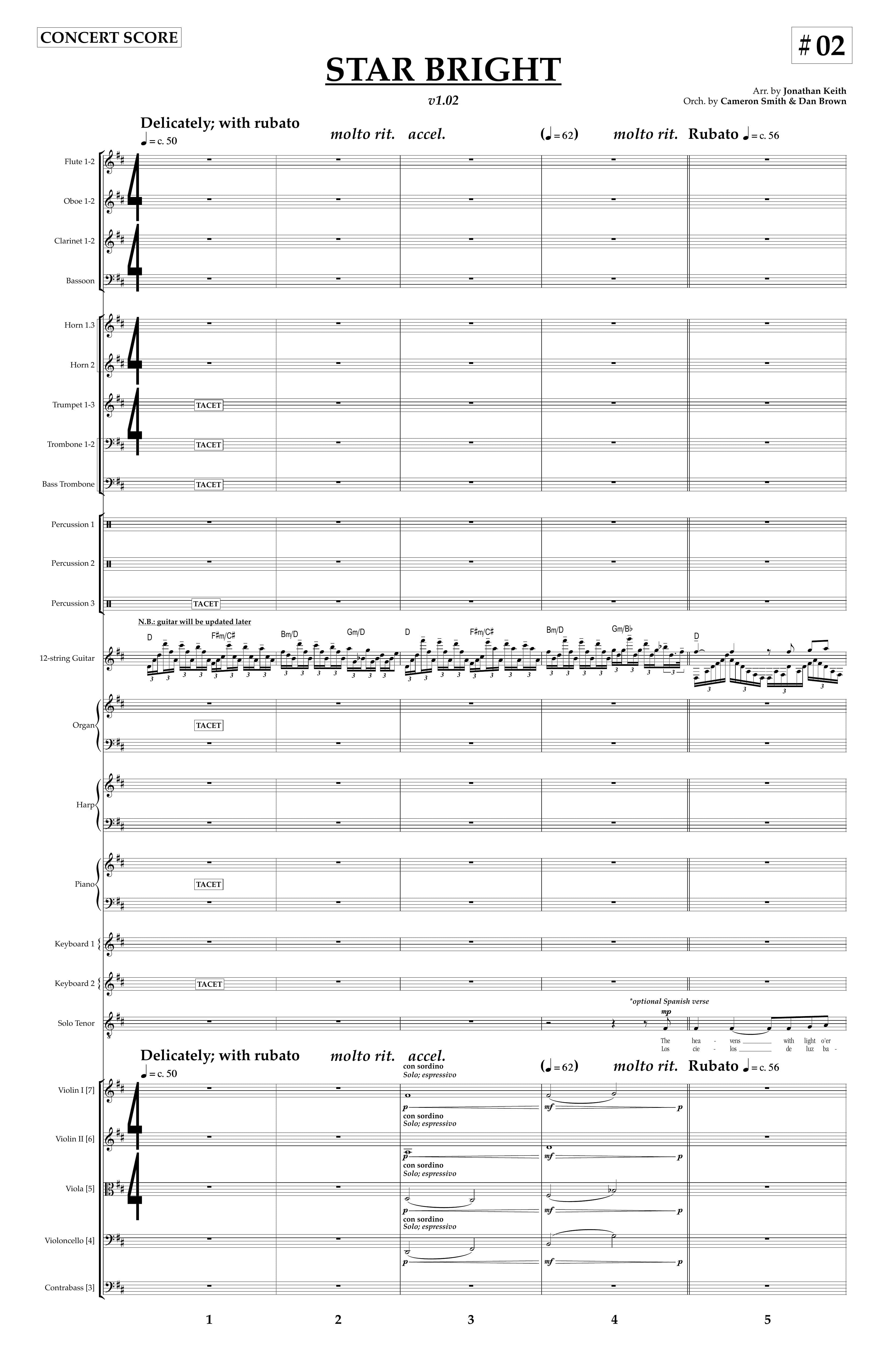 Star Bright — Orchestral Rental